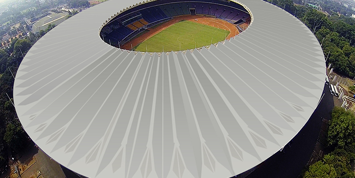 An Excellent Waterproof for Metal Roof at Gelora Bung Karno