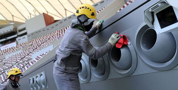 Air Conditioning Technology at Qatar 2022 World Cup Stadium