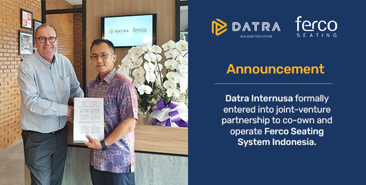 Kerjasama Datra Internusa Dengan Ferco Seating System