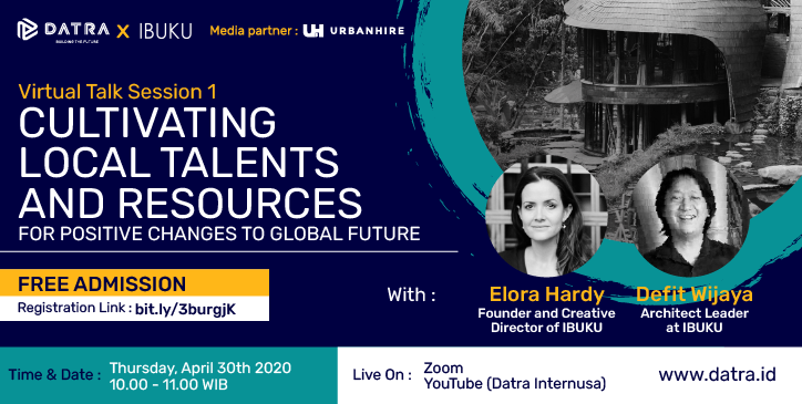 Datra Virtual Talk Session 1 with Elora Hardy (Founder and Creative Director IBUKU)