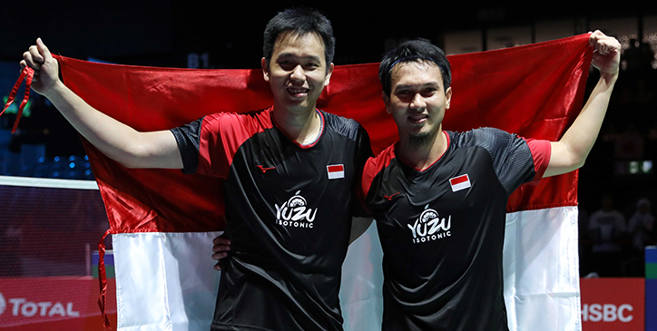 Kemenangan Hendra dan Ahsan di BWF World Championships 2019